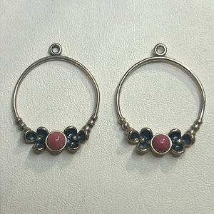 Rare Retired Pandora Wanda’s Garden Compose Earring Charms